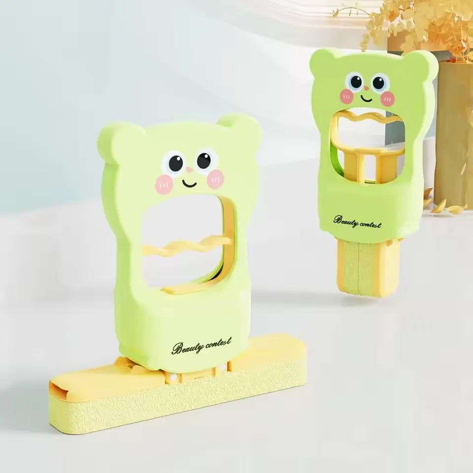 Cartoon Mop Portable Hand Free Mini Mop | Foldable Desktop & Multi-Surface Cleaner | Lotloo