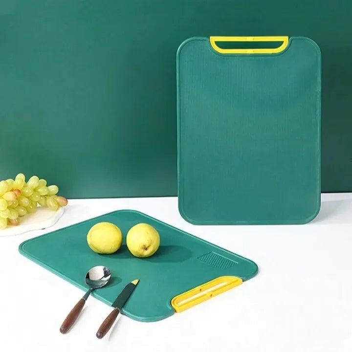 Chopping Board with Grater | Non-Slip Cutting Board for Vegetables, Meat & Fruits | Lotloo