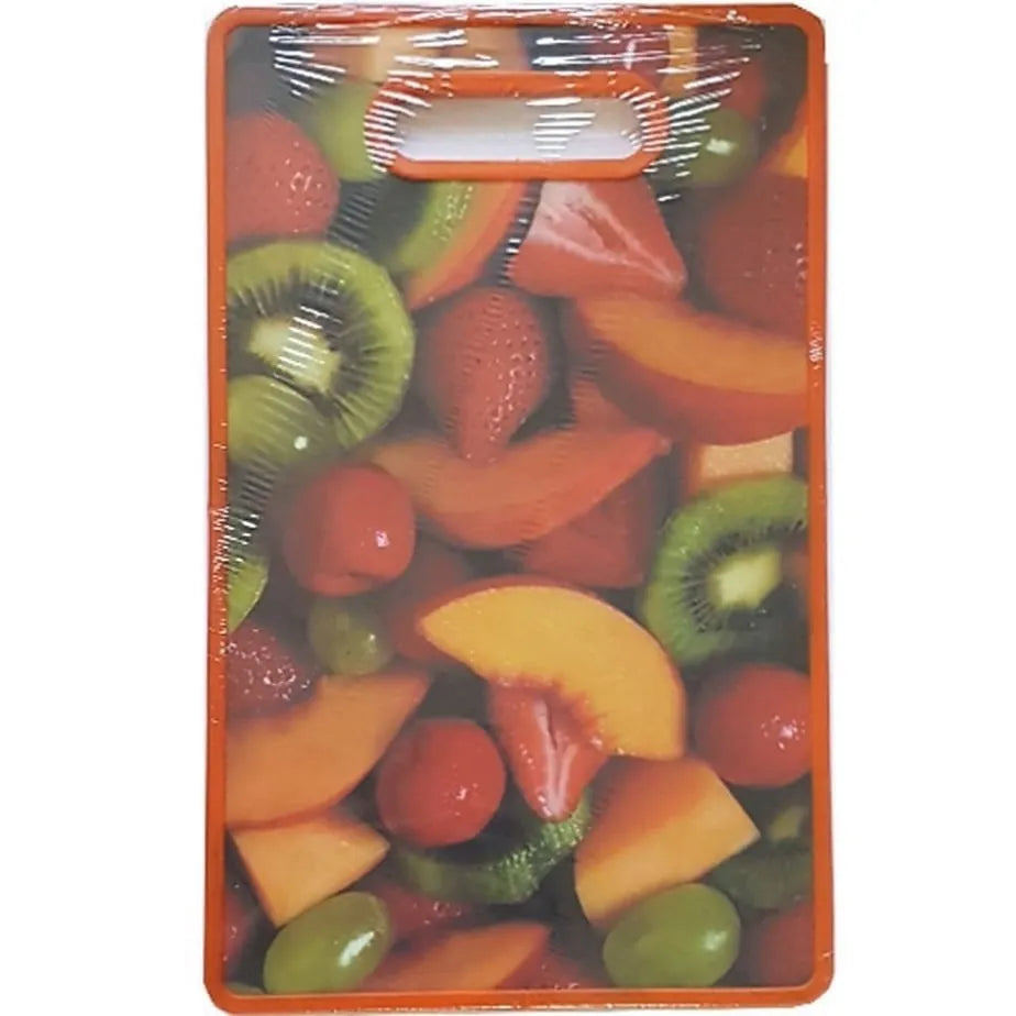Chopping board Vegetable Print Size 14.5 by 9 Inch | Plastic Cutting Board for Fruits & Vegetables | Lotloo