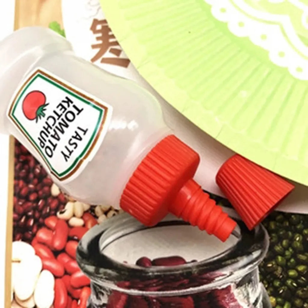 2 pc Mini ketchup bottle Portable Mayo Bottles | Portable Tomato Ketchup & Salad Dressing Dispenser | Lotloo