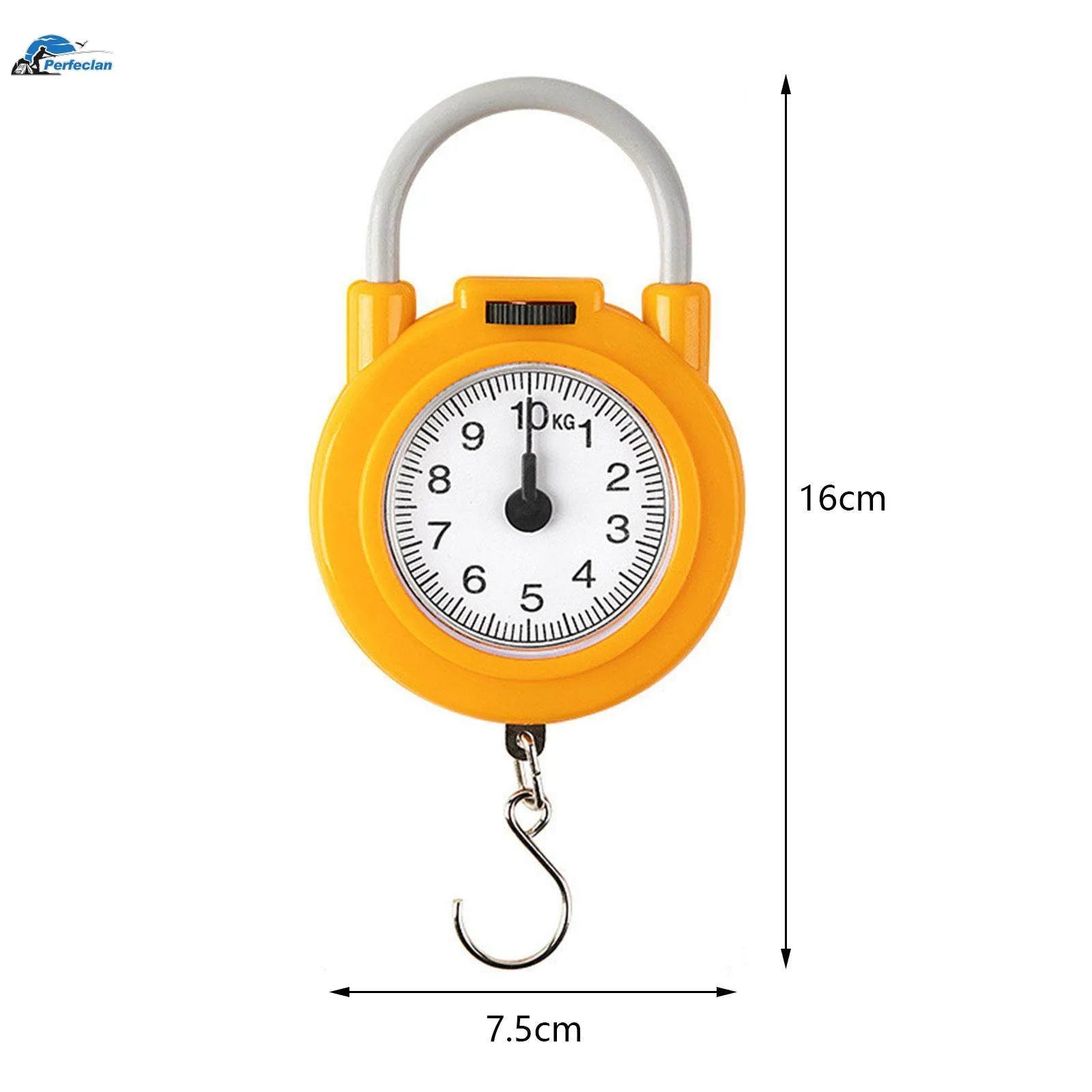 Clock Shape Hanging Weight Scale | Digital Crane Scale for Food, Hunting & Shopping | Lotloo