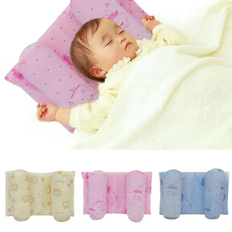 Doctor Recommended Anti-Deviation Baby Head Pillow | Newborn Buckwheat Sleeping Pillow | Lotloo