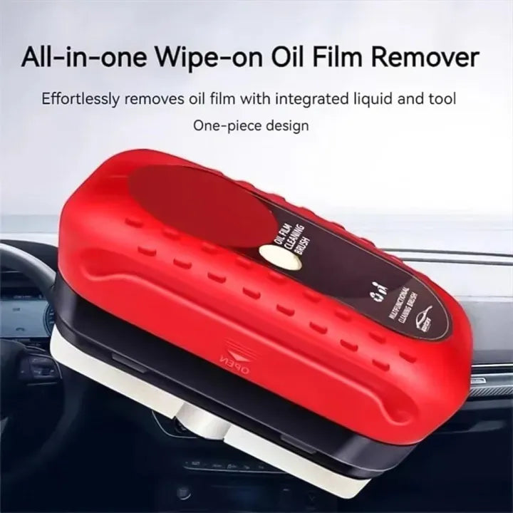 Oil Film Cleaning Brush for Glass – Car Windshield Cleaner with Hydrophobic Coating | Lotloo