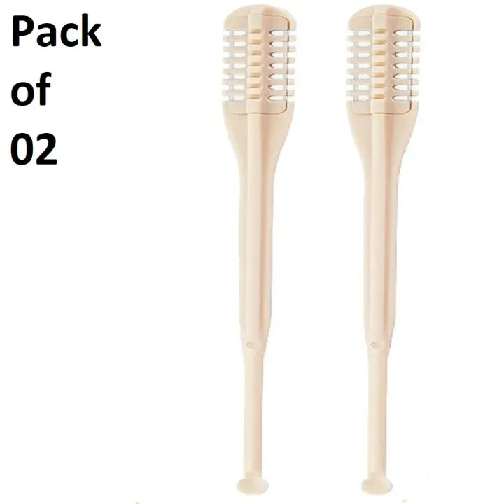 2 Pcs Nasal Manual Nose Hair Trimmer | Set 360° Rotating Painless Grooming Tool | Lotloo