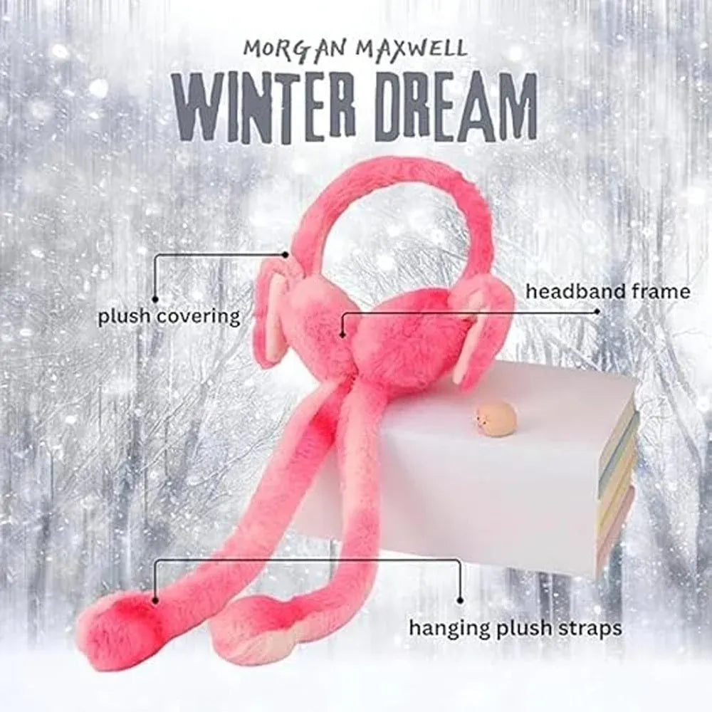 Cute Rabbit Earmuffs for Girls | Soft Plush Winter Ear Warmers | Lotloo