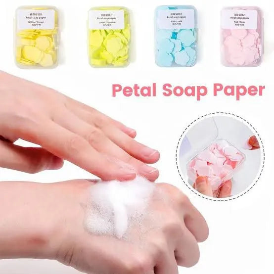Square Shape Patel Soap Paper | Pack of 2 Multipurpose Fragrant Mini Soap Sheets | Lotloo