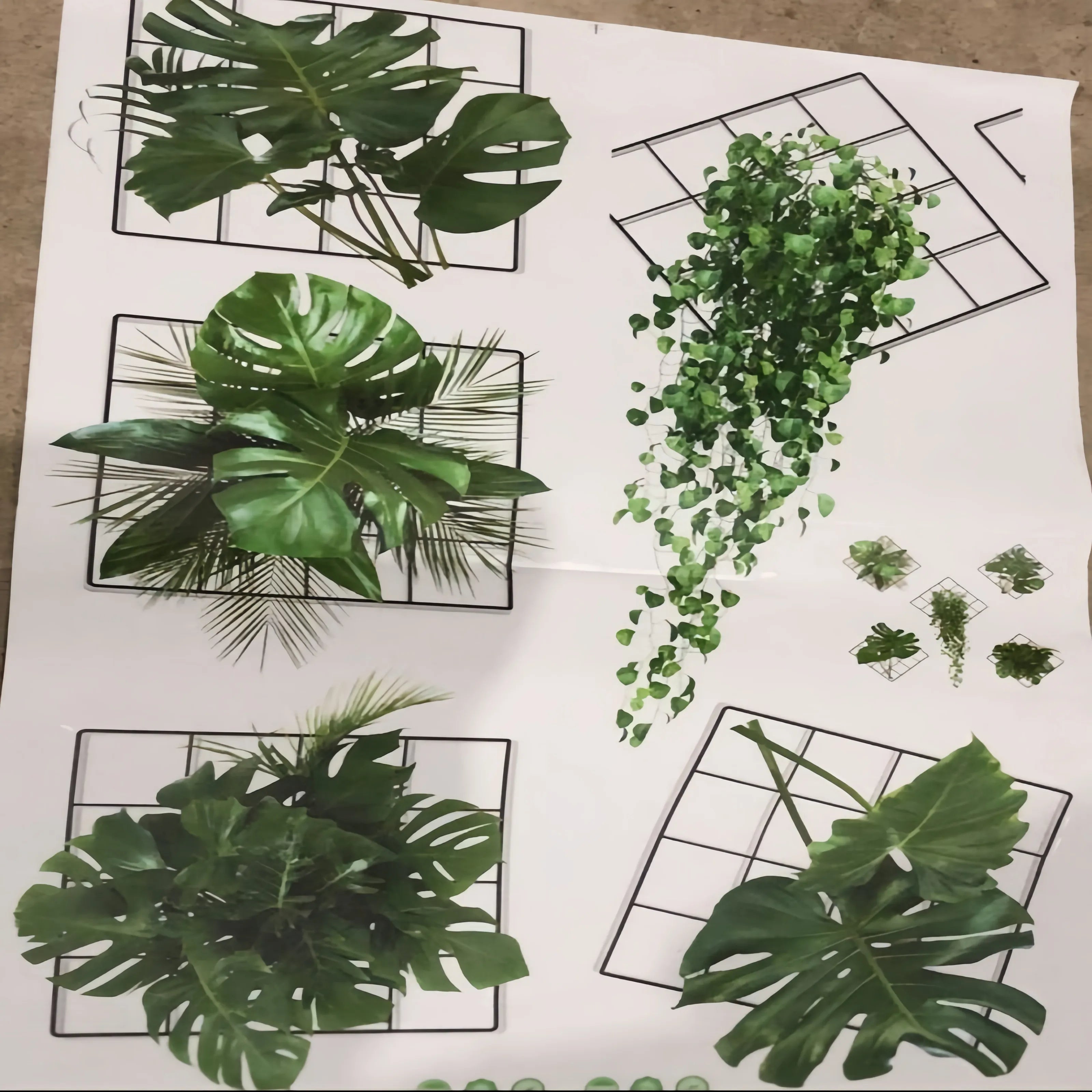 Grass Wallpaper Sheet 3D | Artificial Plant Wall Sticker Waterproof Home Decor | Lotloo